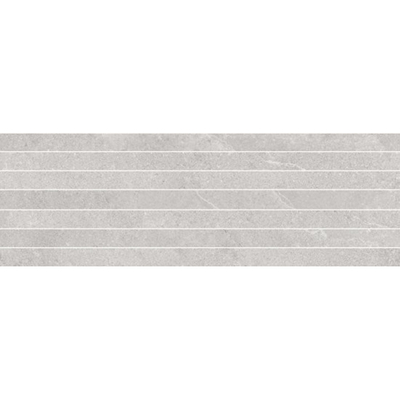 Metropol Isola Carrelage sol et mur - 90x29cm - 9.8mm - rectifié - Gris (Grijs)