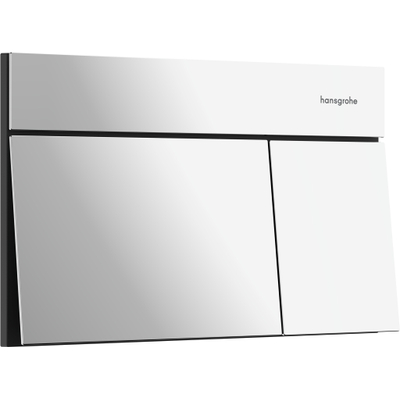 Hansgrohe IFrame Element E Bedieningsplaat - 23x15cm - dualflush - chroom