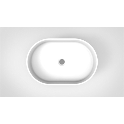 Arcqua Case Vasque à poser Ovale 55x36cm Blanc mat
