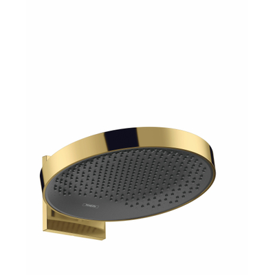 Hansgrohe Rainfinity hoofddouche wand rond 36cm polished gold optic