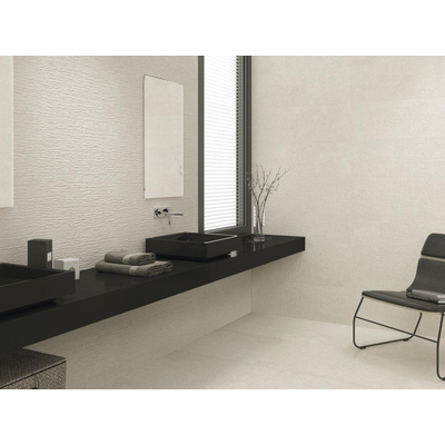 ÉCHANTILLON Terravito Orvico Bone carreau mural et de sol - 60x60cm - 10mm - carré - rectifié - aspect pierre naturelle - beige mat