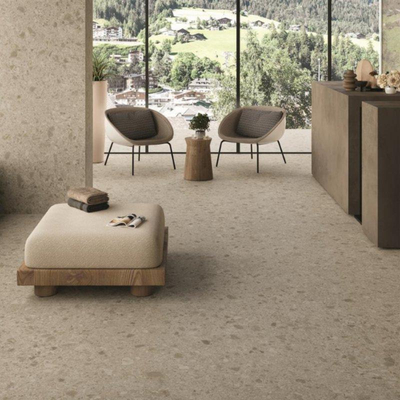 Atlas Concorde Boost Mix Carrelage de sol et de mur - 60x60cm - 9mm - rectifié - Porcellanato - Ivoire (Beige)