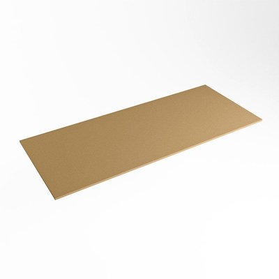 Mondiaz TOP 41 Plan sous vasque - 100x41x0.9cm - compatible comme plan de meuble - solid surface - Oro