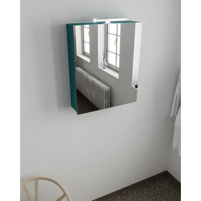 Mondiaz CUBB Spiegelkast - 60x70cm - 1 deur - Smag (Groen)