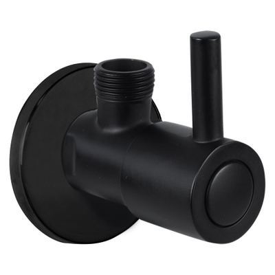 Differnz Robinet d'arrêt d'angle 1/2x3/8 Noir mat