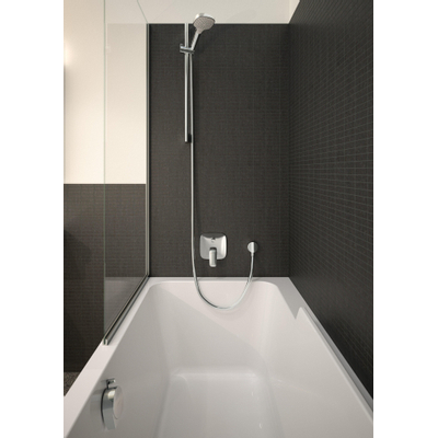 Hansgrohe Logis Set de finition pour mitigeur de baignoire encastré avec combinaison de sécurité chrome