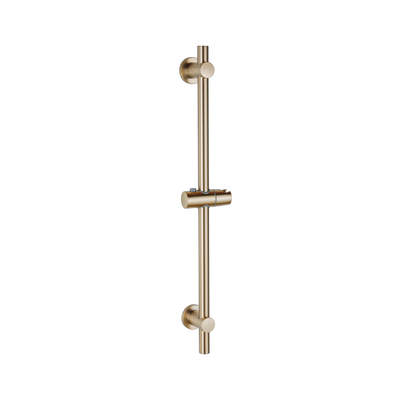 Adema Sparkle 2.0 Ensemble barre de douche - barre de douche 70 cm - douchette ronde - flexible de douche métallique - or mat
