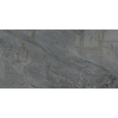 Cifre Ceramica Luxury Carrelage sol et mural - 60x120cm - aspect pierre naturelle - Dark poli (noir)