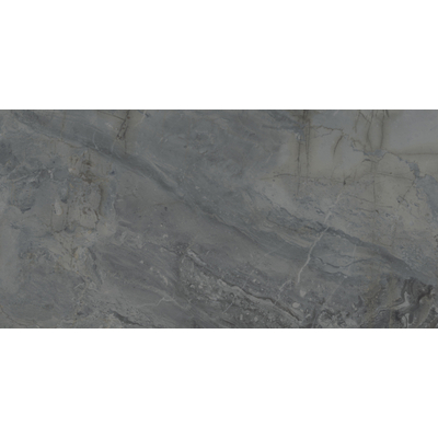 ÉCHANTILLON Terravito Ivello carreau mural et de sol - 60x120cm - rectifié - Aspect pierre naturelle - Dark poli (noir)