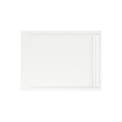 Xenz Easy Tray receveur de douche - 120x90x5cm - acrylique - sans cache-caniveau - blanc