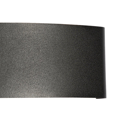 QAZQA Silly Applique murale - 6 lampes - 17cm - IP54 - Noir