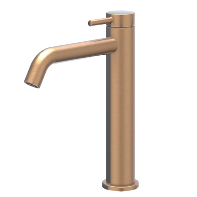 IVY Bond Mitigeur de lavabo - sur plage - hauteur moyenne - coldstart - cuivre brossé mat PVD