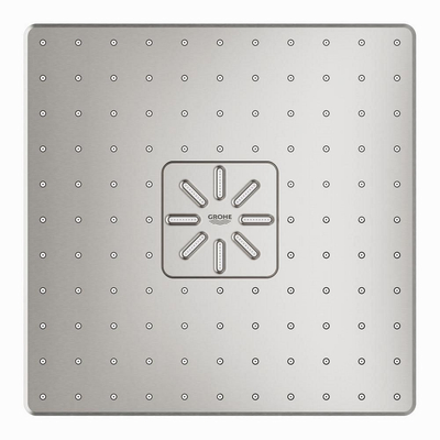 Grohe Rainshower SmartActive 310 Cube Hoofddouche - 31x 31cm - 2 straalsoorten - wandarm 43cm - Supersteel (RVS)