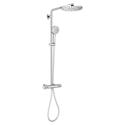 GROHE Vitalio Joy+ doucheset - 28cm - rond - thermostatisch - chroom