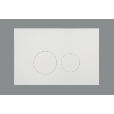Geberit Duofix Element - UP320 - QeramiQ push bedieningsplaat - wand - 112cm - ronde knoppen - kunststof - glans wit