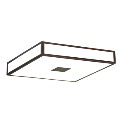 Astro Mashiko 400 Square Plafonnier 8.7x40x8.7cm IP44 douille E27 bronze