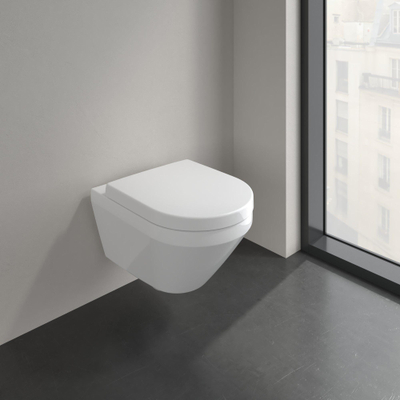 Villeroy & Boch Architectura Wandcloset - 53cm - spoelrandloos - diepspoel Twistflush anti bacterieel CeramicPlus - glans wit