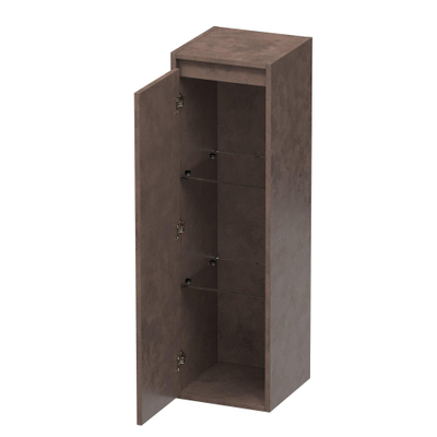 BRAUER Adore armoire de salle de bains - 120x35x35cm - avec 1 porte sans poignée pivotant à gauche Erosion