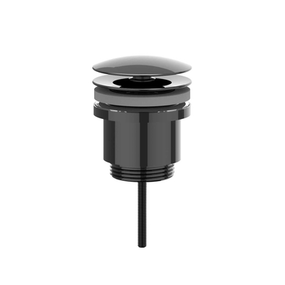 IVY Design Bonde de vidage - toujours ouverte - Chrome noir PVD