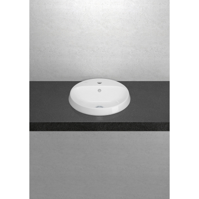 Villeroy & Boch Architectura Lavabo encastré - 450 x 450 x 170 mm - Blanc Alpin CeramicPlus - avec trop-plein - non poli
