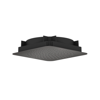 AXOR Citterio C douche de tête - 27x27cm - encastré au plafond - brushed black chrome (noir)