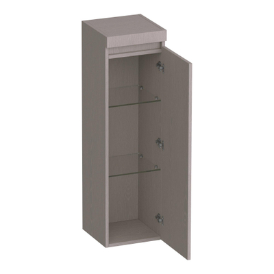 BRAUER Joy armoire de salle de bains - 120x35x35cm - 1 porte - sans poignée - ouverture à gauche - Timber Greige