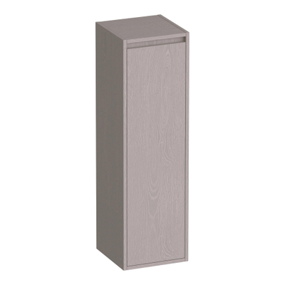 BRAUER Adore badkamerkast - 120x35x35cm - met 1 deur greeploos linksdraaiend Timber Greige