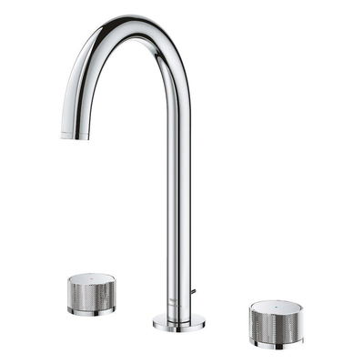 Grohe Atrio private collection wastafelkraan - L-size - 3gats - opbouw - chroom