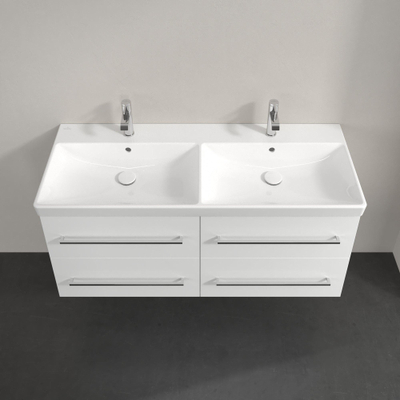 Villeroy & Boch Avento Meuble sous-lavabo 118x51.4x45.2cm 4 tiroirs crystal white