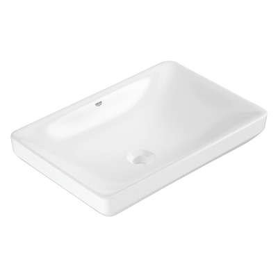 Grohe Euro Ceramic Wastafel - 60x 40cm - opbouw - alpine wit
