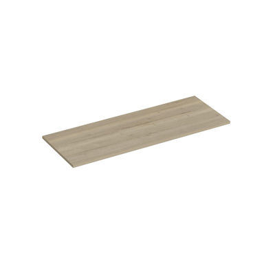 HR badmeubelen Matrix Bovenblad - 120.2x45x1.8cm - natuur eiken