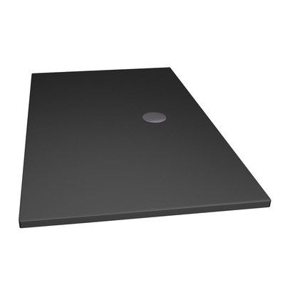 Xenz Flat Plus receveur de douche 90x150cm rectangle ébène (noir mat)