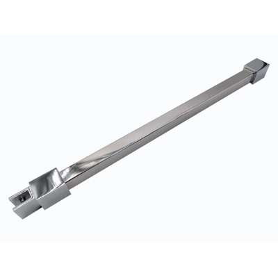 Van Rijn Products Barre de stabilisation plafond - 100cm - Carré - Chrome