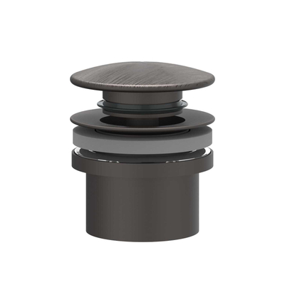 IVY Design Afvoerplug - klikwaste - RVS316 - geborsteld carbon black PVD