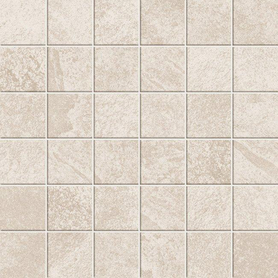 Terravito Solido mozaïektegel - 29.6x29.6cm - 8mm - gerectificeerd - Natuursteen look - Beige