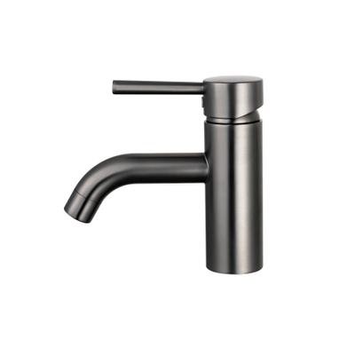 Fortifura Calvi Wastafelkraan - 14.8cm - opbouw - PVD - geborsteld gunmetal (antraciet)