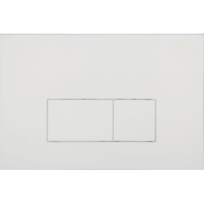 QeramiQ Dely Toiletset - 36.3x51.7cm - diepspoel - rimless - Geberit UP320 plieger inbouwreservoir - softclose toiletzitting - glans witte bedieningsplaat - rechthoekige knoppen - wit mat