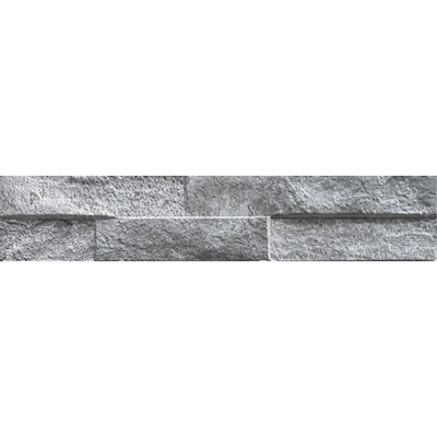Ceralto Alvera Raw Wandtegel - 7.5x38.5cm - 10.0mm - Grey