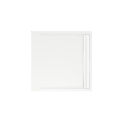 Xenz Easy Tray douchevloer - 100x100x5cm - acryl - zonder gootcover - wit