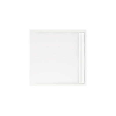 Xenz easy-tray plancher de douche 100x100x5cm rectangle acrylique blanc