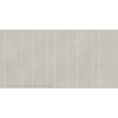 Atlas Concorde Boost Balance Decor-strip - 60x120cm - 9mm - gerectificeerd - Porcellanato - Pearl (Grijs)