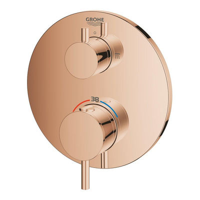 GROHE Atrio mitigeur thermostatique encastré avec inverseur warm sunset