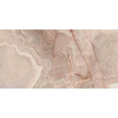 ÉCHANTILLON Ceralto Alabro Vein carrelage sol et mur 60X120cm rectifié Rose Brillant