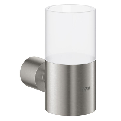 GROHE Atrio Porte-gobelet - 5,6x10,2x3,5cm - sans verre - super acier