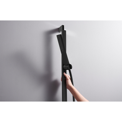Hansgrohe Unica E Puro barre de douche - 65cm - noir mat