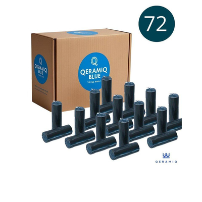 QeramiQ Blue Fresh Sticks - bâtonnets pour WC - boîte - 72 pièces - bleu