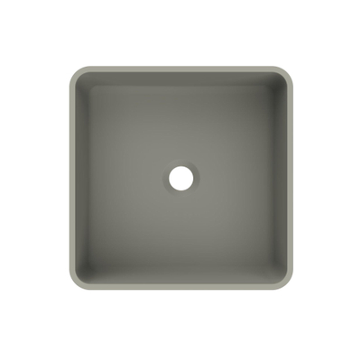 Arcqua Case vasque à poser carrée 37x37 béton mat