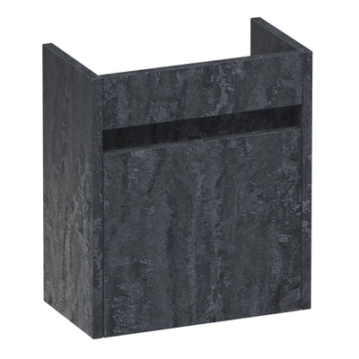 BRAUER Nexxt Fonteinonderkast - 40x45x22cm - 1 rechtsdraaiende deur - greep - MFC - Metal