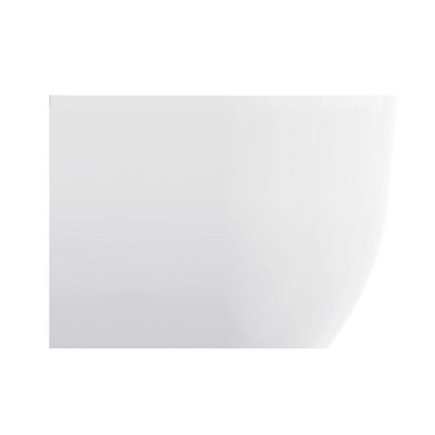 Wiesbaden Liora Half - vrijstaand ligbad - 180x80cm - acryl - met waste - glans wit