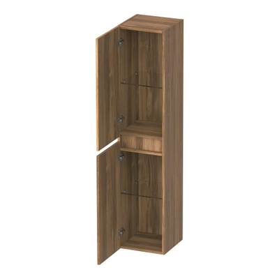 BRAUER Joy Wavy Armoire colonne 160cm - 2 portes poignée intégrée gauche/droite - Honey